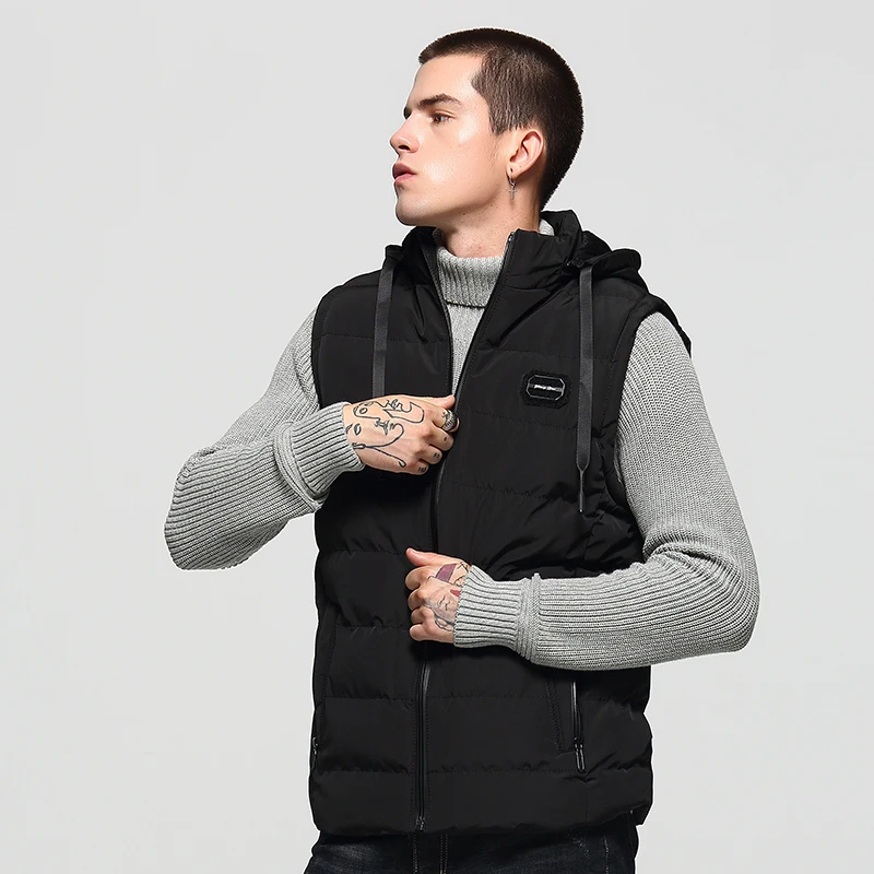 Newly British Winter Fashion Men Vest Hooded Coat Stand Collar Casual Outwear Sleeveless Warm Jackets Men Thick Velvet Parka Men
Newly British Winter Fashion Men Vest Hooded Coat Stand Collar Casual Outwear Sleeveless Warm Jackets Men Thick Velvet Parka Men