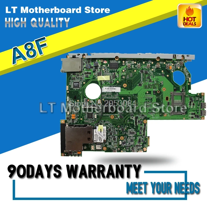 Original Laptop Motherboard for ASUS A8J A8F REV2.0 Series Mainboard 100% tested Work Well S-4
Original Laptop Motherboard for ASUS A8J A8F REV2.0 Series Mainboard 100% tested Work Well S-4