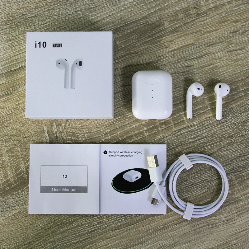 Hot selling original i10 tws wireless Bluetooth headset 5.0 Touch control support Wireless charging for all bluetooth devices
Hot selling original i10 tws wireless Bluetooth headset 5.0 Touch control support Wireless charging for all bluetooth devices