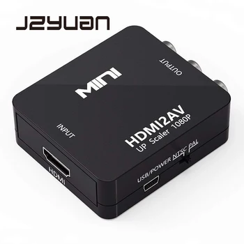 JZYuan HDMI to AV/RCA CVBS Adapter 1080P Video Converter HDMI2AV Adapter Converter Box Support NTSC PAL Output HDMI AV Adapter
JZYuan HDMI to AV/RCA CVBS Adapter 1080P Video Converter HDMI2AV Adapter Converter Box Support NTSC PAL Output HDMI AV Adapter