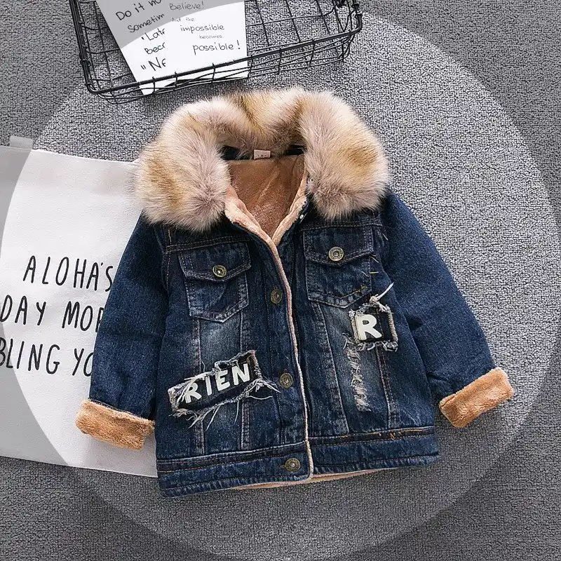 blue jean jacket for baby boy