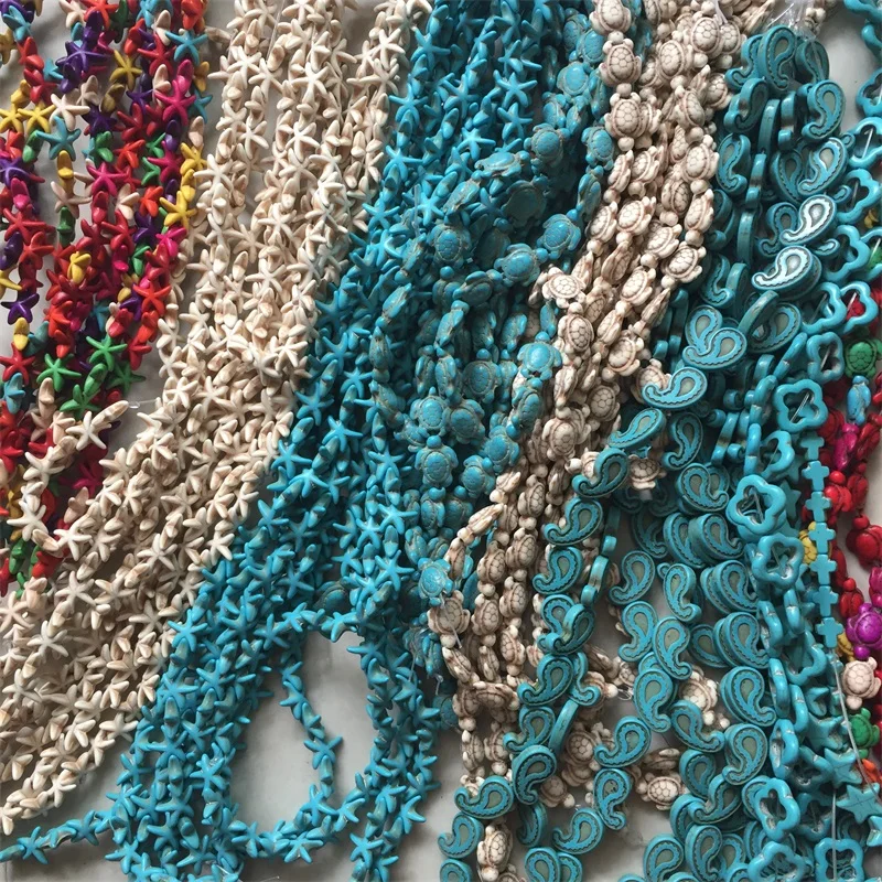 Starfish Natural Loose Stone Spacer Turquoises Beads Howlite Seed Beads for DIY Making Jewelry Findings Created Beads Bracelet
Starfish Natural Loose Stone Spacer Turquoises Beads Howlite Seed Beads for DIY Making Jewelry Findings Created Beads Bracelet