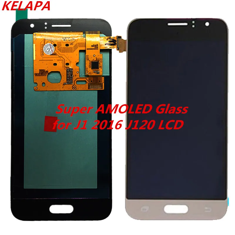 Super AMOLED LCD For Samsung Galaxy J120 J120M J120F J1 2016 LCD Display Screen Digitizer Assembly
Super AMOLED LCD For Samsung Galaxy J120 J120M J120F J1 2016 LCD Display Screen Digitizer Assembly