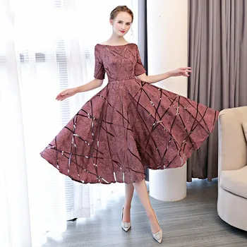 Beauty Emily Luxury O-Neck Half Sleeve Embroidery Zipper Cocktail Dresses A-line Tea Length Formal Dress Short Formal Dresses
Beauty Emily Luxury O-Neck Half Sleeve Embroidery Zipper Cocktail Dresses A-line Tea Length Formal Dress Short Formal Dresses