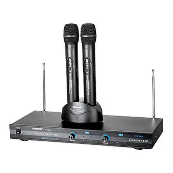 Takstar TS-6800 VHF Wireless Microphone system Handheld Microphone 80m Operating Range for Karaoke ,Wedding Celebration ect. 
Takstar TS-6800 VHF Wireless Microphone system Handheld Microphone 80m Operating Range for Karaoke ,Wedding Celebration ect.