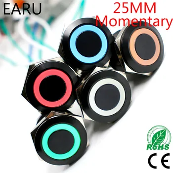 Black 25mm Metal Stainless Steel Waterproof Momentary Doorebll Bell Horn LED Push Button Switch Car Auto Engine Start PC Power
Black 25mm Metal Stainless Steel Waterproof Momentary Doorebll Bell Horn LED Push Button Switch Car Auto Engine Start PC Power