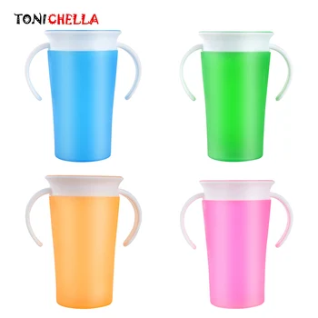 Baby Learning Drinking Cup Safe 360 Degree Water Milk Straw Children Two Holder Leak-proof Learn Drink Training Cup 260ml BB5058
Baby Learning Drinking Cup Safe 360 Degree Water Milk Straw Children Two Holder Leak-proof Learn Drink Training Cup 260ml BB5058