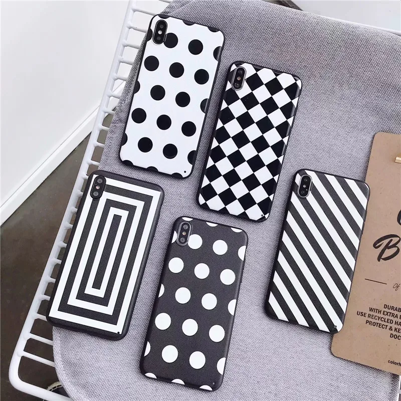 Polka Dots Case for iPhone XR Xs Max X Soft Art Geometry Stripe Phone Case for iPhone 7 8 6 6s Plus 11 Finger Ring Mirror Cover
Polka Dots Case for iPhone XR Xs Max X Soft Art Geometry Stripe Phone Case for iPhone 7 8 6 6s Plus 11 Finger Ring Mirror Cover