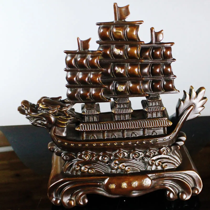 wholesale bronze factory Copper sailboat model ship model opening gifts ship model commercial gift
wholesale bronze factory Copper sailboat model ship model opening gifts ship model commercial gift