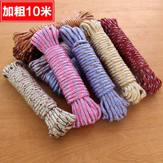 Bold Multi-functional Anti-skid Windproof Clothesline Outdoor Drying Quilt Clothes Rope Balcony Clothesline
Bold Multi-functional Anti-skid Windproof Clothesline Outdoor Drying Quilt Clothes Rope Balcony Clothesline