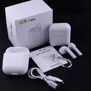 Bluetooth 5.0 Earphone i9s TRUE Tws Mini Wireless Headphone Earbuds V5.0 Stereo With Mic for iphone 6 7 8 X PLUS Android Phones
Bluetooth 5.0 Earphone i9s TRUE Tws Mini Wireless Headphone Earbuds V5.0 Stereo With Mic for iphone 6 7 8 X PLUS Android Phones