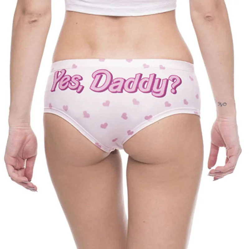 2017 New Arrival 3D Printing Pink Yes Daddy Women's Briefs Thong Bragas Culotte Femme Sexy Panties For Women Erotic
2017 New Arrival 3D Printing Pink Yes Daddy Women's Briefs Thong Bragas Culotte Femme Sexy Panties For Women Erotic
