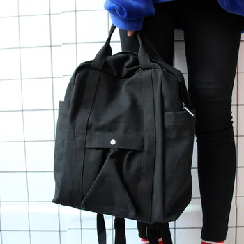 Chic Canvas Solid White Color Schoolbag For Student Girl Women Backpack Fashion Travel Leisure Backpack Black Rucksack Mochila
Chic Canvas Solid White Color Schoolbag For Student Girl Women Backpack Fashion Travel Leisure Backpack Black Rucksack Mochila