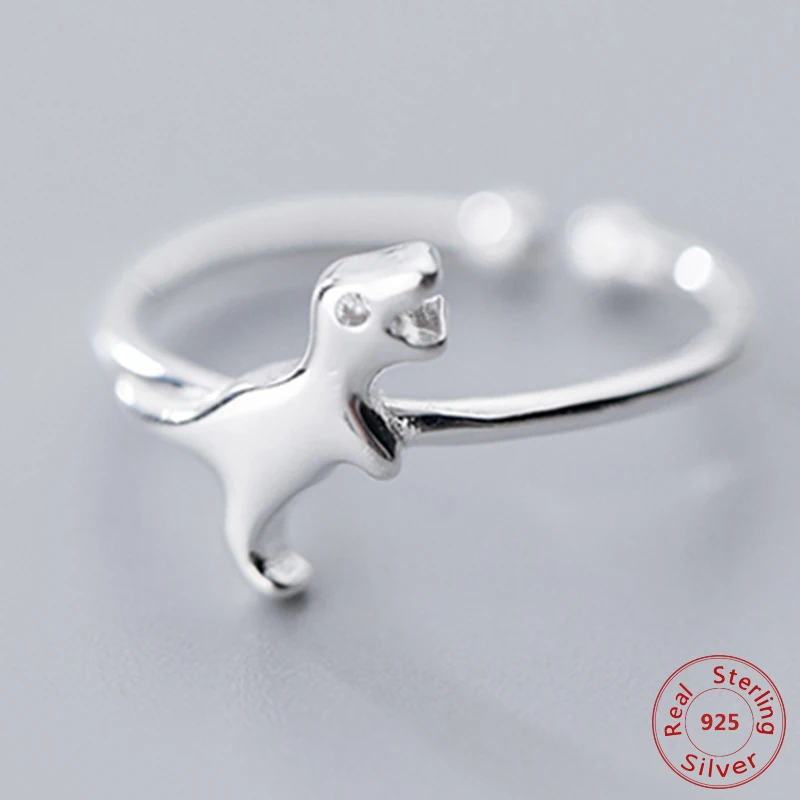 100% 925 Solid Real Sterling Silver Women Lady Jewelry Dinosaur Ring Opening Size 5 6 7 Love Gift Girls Lady
100% 925 Solid Real Sterling Silver Women Lady Jewelry Dinosaur Ring Opening Size 5 6 7 Love Gift Girls Lady