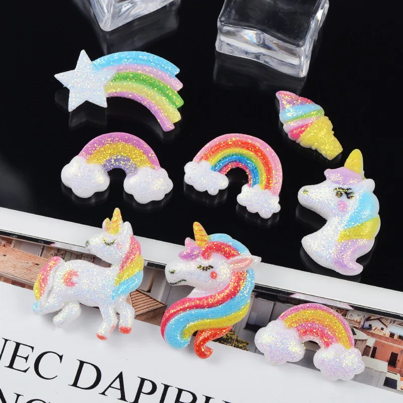 15pcs/bag Flash-powder Unicorn Rainbow Series Super Light Clay Slime Accessories DIY Cream Glue Resin Material Toys Slime Filler
15pcs/bag Flash-powder Unicorn Rainbow Series Super Light Clay Slime Accessories DIY Cream Glue Resin Material Toys Slime Filler