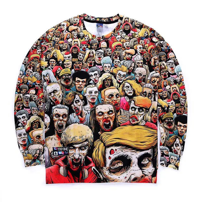 16 Styles Newest Hiphop Halloween Theme Streetwear Men/Women Sweatshirt With The Walking Dead Skulls 3D Printed Zombie Hoodies
16 Styles Newest Hiphop Halloween Theme Streetwear Men/Women Sweatshirt With The Walking Dead Skulls 3D Printed Zombie Hoodies