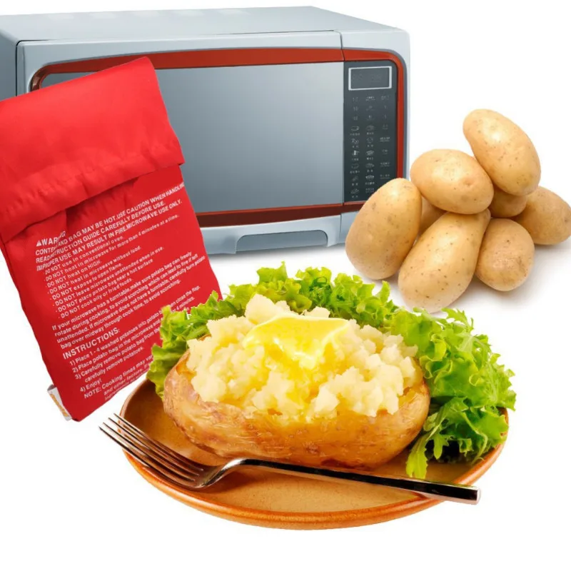 1PC Potato Bag Microwave Baking Potatoes Cooking Bag Washable Bag Baked Potatoes Rice Pocket Easy To Cook Kitchen Gadgets
1PC Potato Bag Microwave Baking Potatoes Cooking Bag Washable Bag Baked Potatoes Rice Pocket Easy To Cook Kitchen Gadgets