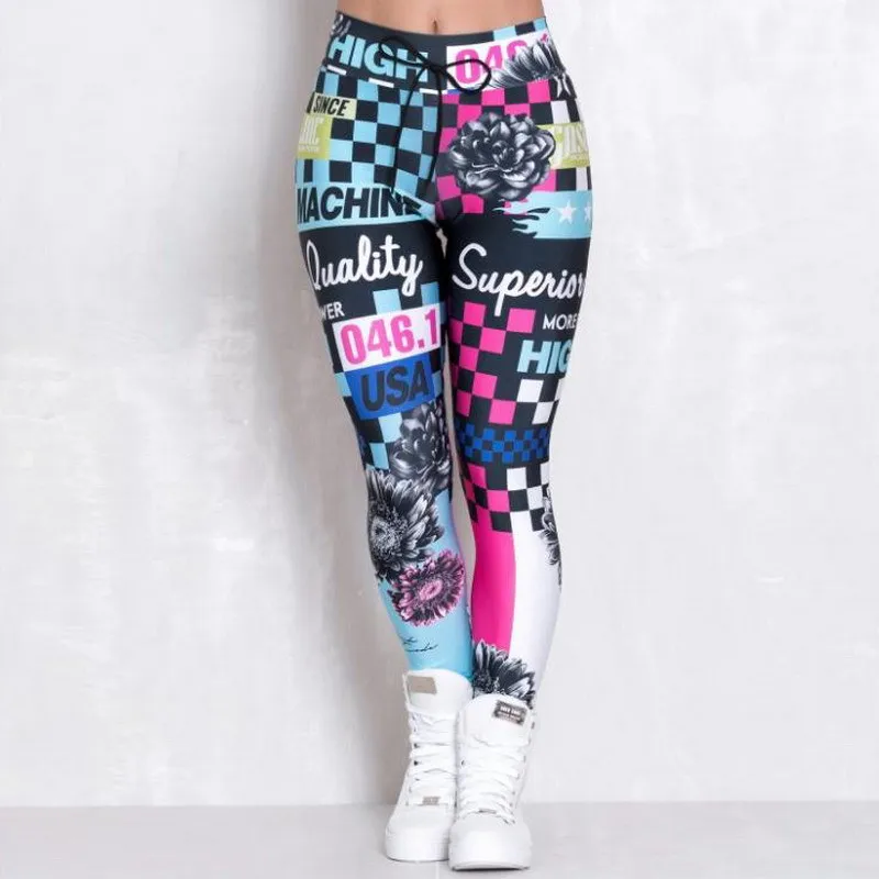 Quality Fitness Women Letter Yoga Pants 3D Printed High Waist Sports Tights Stretchy Thick Workout Running Leggings
Quality Fitness Women Letter Yoga Pants 3D Printed High Waist Sports Tights Stretchy Thick Workout Running Leggings