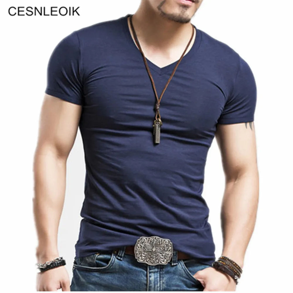 Men's Tops Tees summer new cotton v neck short sleeve t shirt men fashion trends fitness tshirt free shipping LT39
Men's Tops Tees summer new cotton v neck short sleeve t shirt men fashion trends fitness tshirt free shipping LT39