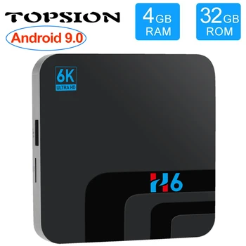 Topsion Android 9.0 Smart TV BOX 4G DDR3 32G EMMC ROM Set Top Box 6K 3D H.265 Wifi media player TV Receiver
Topsion Android 9.0 Smart TV BOX 4G DDR3 32G EMMC ROM Set Top Box 6K 3D H.265 Wifi media player TV Receiver