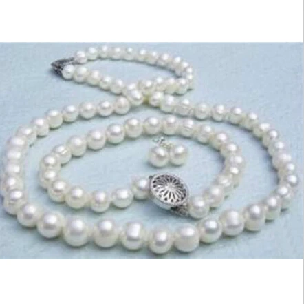 shipping 8-9mm Genuine White Akoya Cultured Pearl necklace bracelet Earrings set (A0423)
shipping 8-9mm Genuine White Akoya Cultured Pearl necklace bracelet Earrings set (A0423)