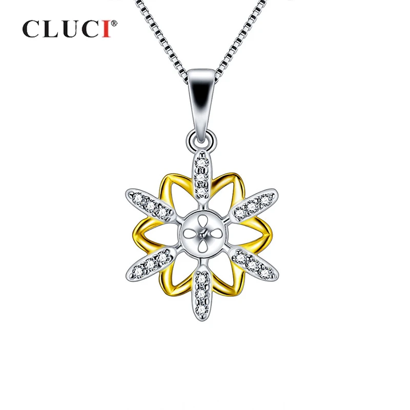 CLUCI 925 Sterling Silver Rhombus Pendant Charms Gift for Women Real Silver 925 Pearl Pendant Mounting SP419SB
CLUCI 925 Sterling Silver Rhombus Pendant Charms Gift for Women Real Silver 925 Pearl Pendant Mounting SP419SB