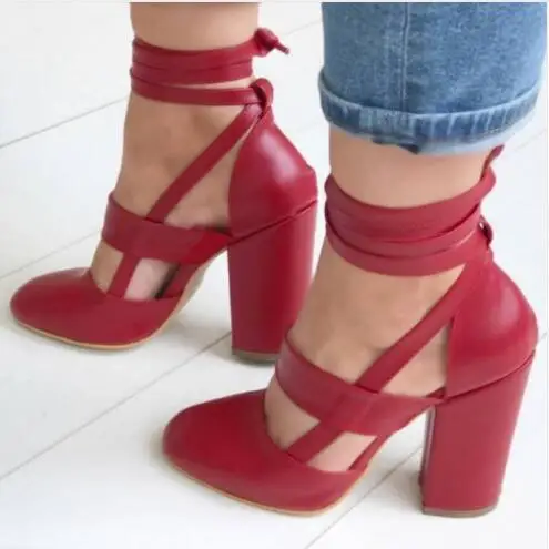 Large Size Hot New European American Style Rough with Women's Fashion Sandals Cross Straps Mature Wild Non-slip High Heel Sandal
Large Size Hot New European American Style Rough with Women's Fashion Sandals Cross Straps Mature Wild Non-slip High Heel Sandal