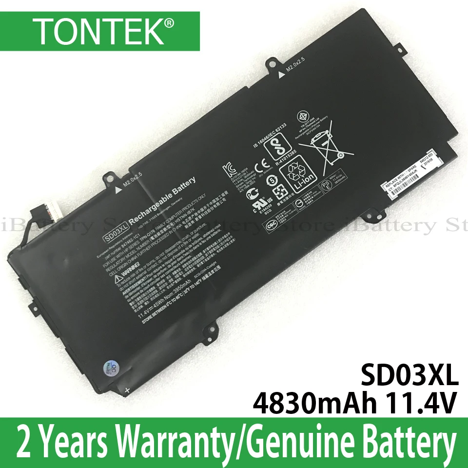 Genuine SD03XL Battery For HP Chromebook 13 G1 Core m5 Series HSTNN-IB7K 847462-1C1 848212-850
Genuine SD03XL Battery For HP Chromebook 13 G1 Core m5 Series HSTNN-IB7K 847462-1C1 848212-850