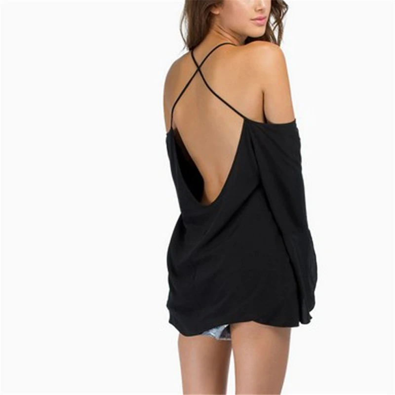 2018 Summer Tops Fashion Women Long Sleeve Shirts Off The Shoulder Backless Sexy Open Back Criss Cross Chiffon Blouses 
2018 Summer Tops Fashion Women Long Sleeve Shirts Off The Shoulder Backless Sexy Open Back Criss Cross Chiffon Blouses