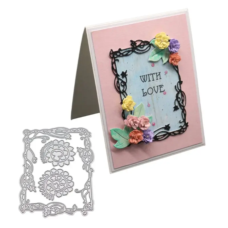 Flower Frame Metal Cutting Dies Stencil DIY Scrapbooking Album Stamp Paper Card Embossing Craft Decor
Flower Frame Metal Cutting Dies Stencil DIY Scrapbooking Album Stamp Paper Card Embossing Craft Decor