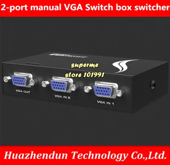 NEW ARRIVALS 2-port manual VGA Switch box switcher VGA selector 2 in 1 For computer LCD displays up to 1920X1440
NEW ARRIVALS 2-port manual VGA Switch box switcher VGA selector 2 in 1 For computer LCD displays up to 1920X1440