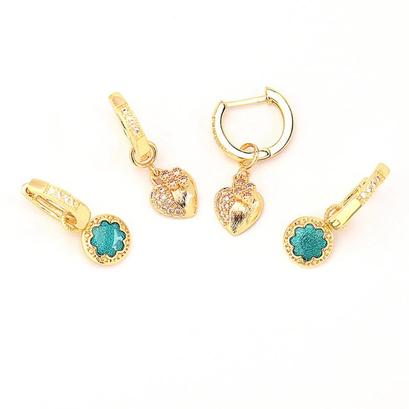 KOFSAC New Fashion Gold Earrings For Women Jewelry Charm Zircon Gold Love Heart Earring Lady Party Accessories
KOFSAC New Fashion Gold Earrings For Women Jewelry Charm Zircon Gold Love Heart Earring Lady Party Accessories