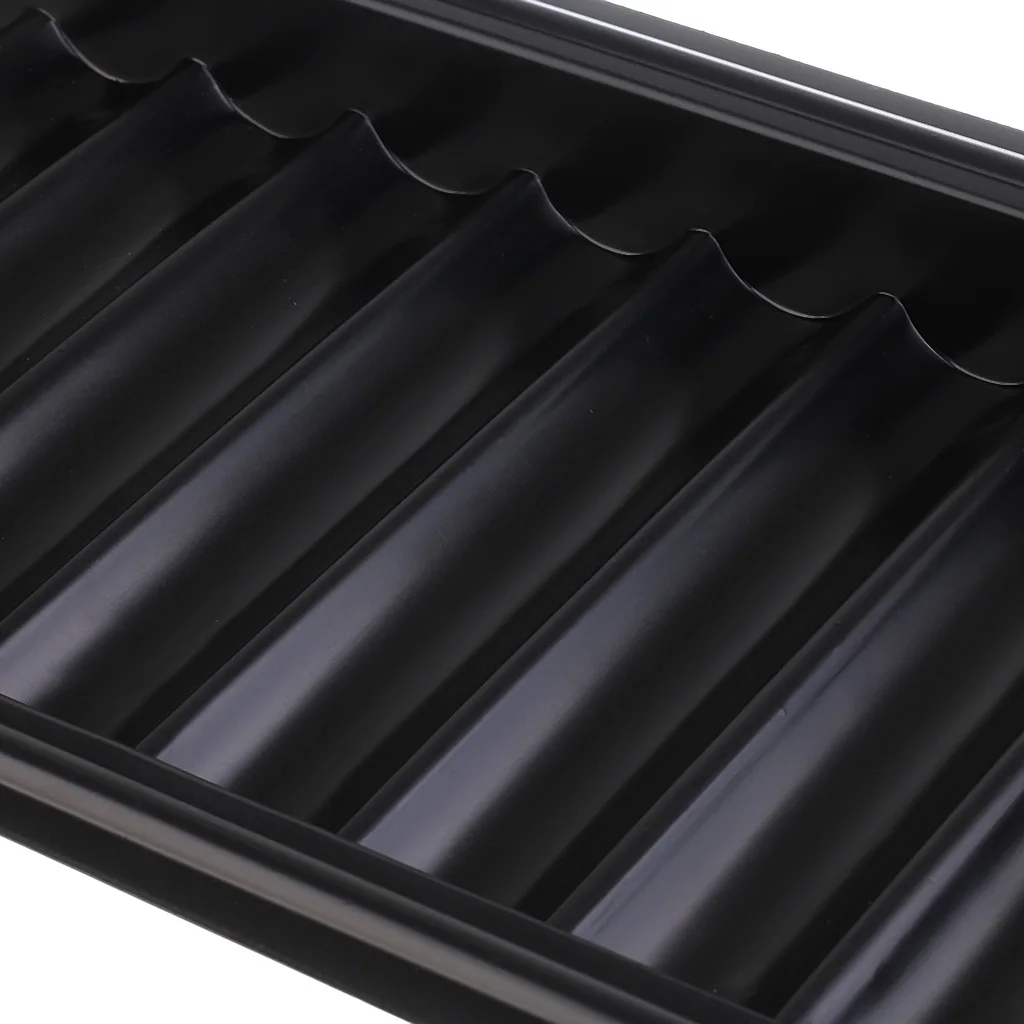 Black Poker Chips Tray 500 Chips Holder for Party Casino Game Supplies