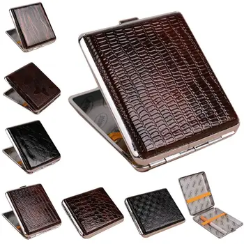 Retro Leather & Metal Cigarette Box Pouch Case Holder Tobacco Storage Container PAK55
Retro Leather & Metal Cigarette Box Pouch Case Holder Tobacco Storage Container PAK55