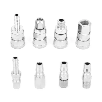 8Pcs 38 Pneumatic Quick Fittings Release Plug Socket Connector Set for Air Compressor Hose fitting
8Pcs 38 Pneumatic Quick Fittings Release Plug Socket Connector Set for Air Compressor Hose fitting