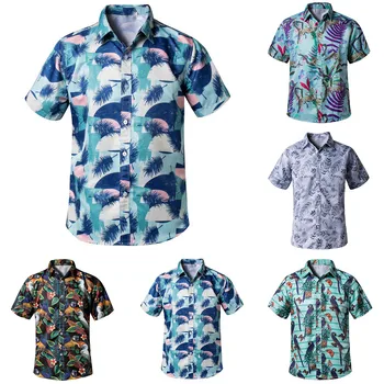 2019 Plus Size Summer Men Couple Personal Printed Short sleeve Beach Tops L-4XL hawaiian shirt camisa masculina streetwear
2019 Plus Size Summer Men Couple Personal Printed Short sleeve Beach Tops L-4XL hawaiian shirt camisa masculina streetwear