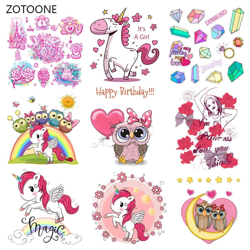 ZOTOONE Unicorn Set Stripes Iron on Transfer Patches on Clothing Diy Patch Heat Transfer for Clothes for T-shirts Girl Sticker I
ZOTOONE Unicorn Set Stripes Iron on Transfer Patches on Clothing Diy Patch Heat Transfer for Clothes for T-shirts Girl Sticker I