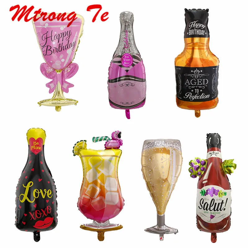 2pcs New Large Size Champagne Wine Bottle Cup Foil Balloons Birthday Wedding Graduation Decoration party ballons Gift globos
2pcs New Large Size Champagne Wine Bottle Cup Foil Balloons Birthday Wedding Graduation Decoration party ballons Gift globos