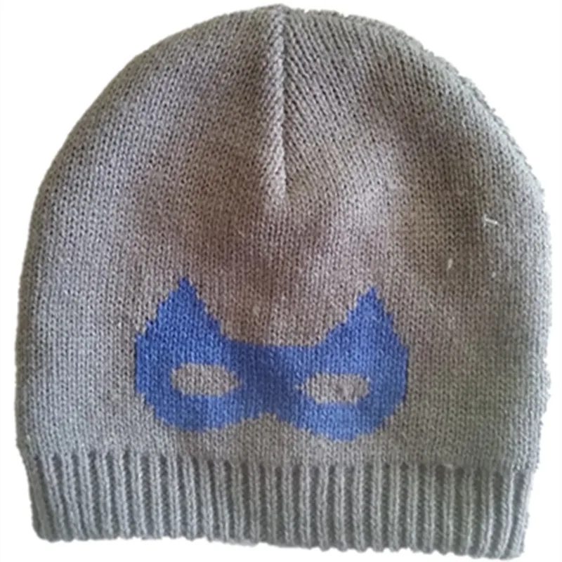 Cartoon anime Cotton wool knitting Super Hero Bat man Cap Cosplay autumn winter Soft Warm hats baby Kid Child boys Beanies | Тематическая