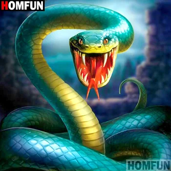 HOMFUN Full Square/Round Drill 5D DIY Diamond Painting "Animal snake" 3D Diamond Embroidery Cross Stitch Home Decor A18887
HOMFUN Full Square/Round Drill 5D DIY Diamond Painting "Animal snake" 3D Diamond Embroidery Cross Stitch Home Decor A18887