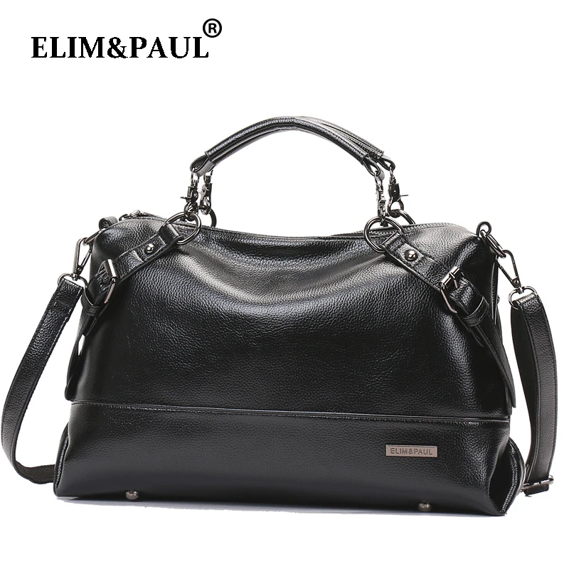 ELIM&PAUL Handbag Top-handle Bags PU Leather Totes Boston Women Bag Female Crossbody Bags Messenger Bag Women's Sac a Main bolsa
ELIM&PAUL Handbag Top-handle Bags PU Leather Totes Boston Women Bag Female Crossbody Bags Messenger Bag Women's Sac a Main bolsa