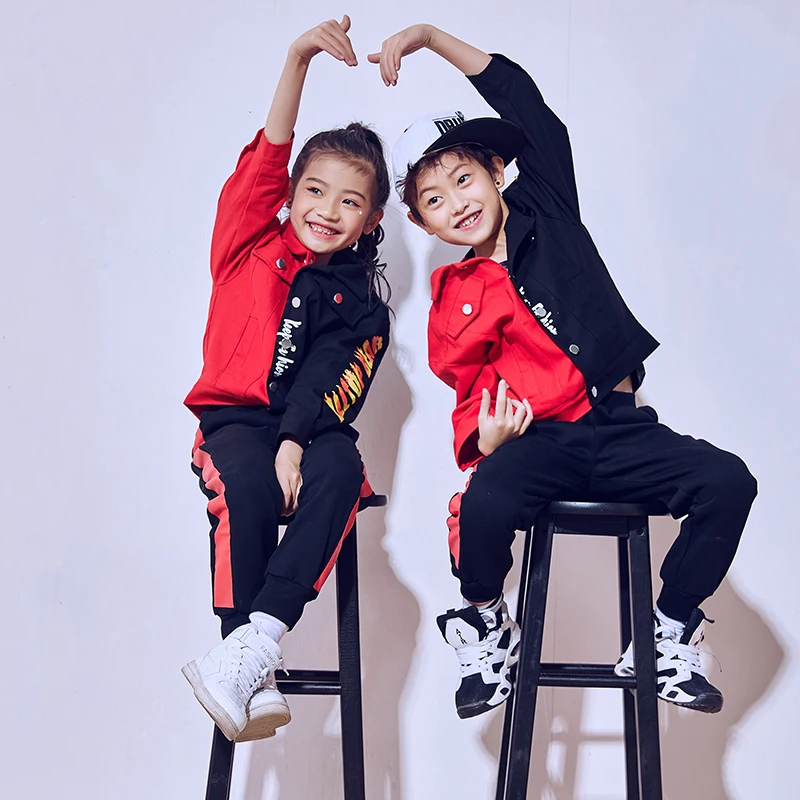 New Hip Hop Dance Costume Kids Boys Long Sleeve Denim Jacket Girls Jazz Suit Street Dance Clothing Stage Performance Wear DN1796
New Hip Hop Dance Costume Kids Boys Long Sleeve Denim Jacket Girls Jazz Suit Street Dance Clothing Stage Performance Wear DN1796