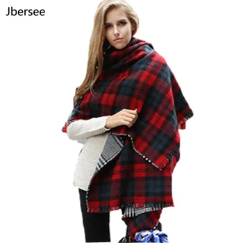 Jbersee 2018 Fashion Autumn Winter Plaid Scarf Oversize Double Side Cashmere Scarf Winter Shawl Ladies Thick Warm Pashmina WN047
Jbersee 2018 Fashion Autumn Winter Plaid Scarf Oversize Double Side Cashmere Scarf Winter Shawl Ladies Thick Warm Pashmina WN047