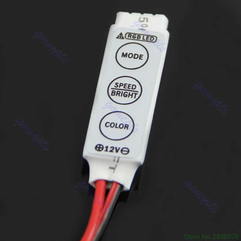 LED 3 Keys IR Remote Controller Wireless For 3528 5050 RGB SMD Strips Drop Ship 11
LED 3 Keys IR Remote Controller Wireless For 3528 5050 RGB SMD Strips Drop Ship 11