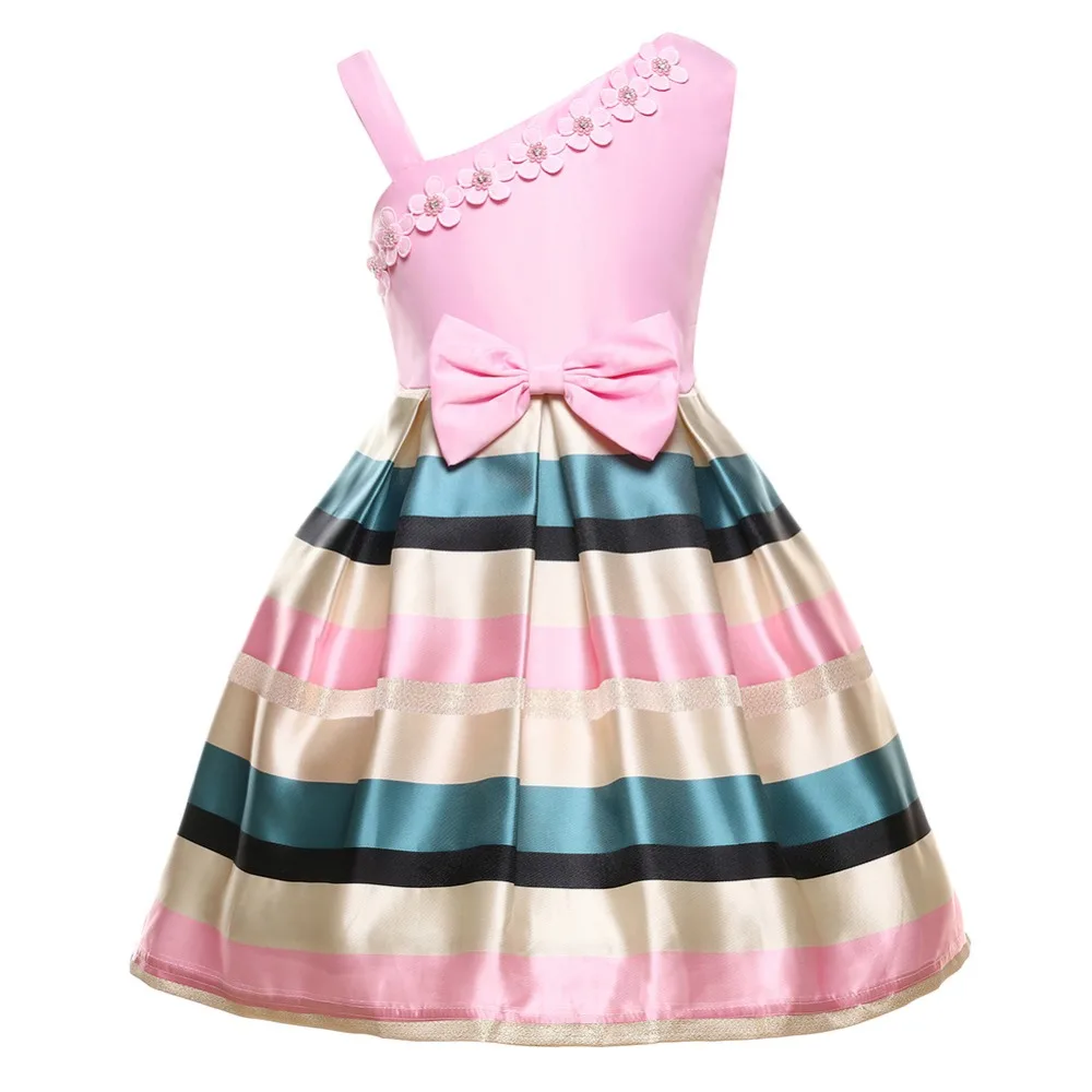 2019 Summer hot new Girls Dresses Flower Stripe Strapless Children Princess Dress With Bow Kids Dresses For Girls Clothing 2-10Y
2019 Summer hot new Girls Dresses Flower Stripe Strapless Children Princess Dress With Bow Kids Dresses For Girls Clothing 2-10Y