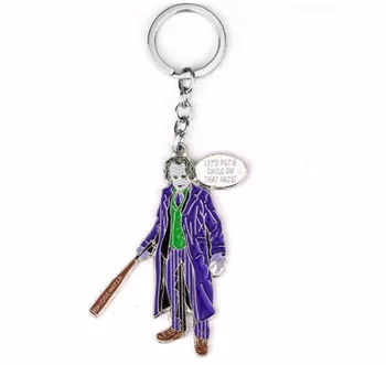 Movie Batman Joker keychain metal harley quinn Keyring Pendant Action Figure Cosplay Toys gifts
Movie Batman Joker keychain metal harley quinn Keyring Pendant Action Figure Cosplay Toys gifts