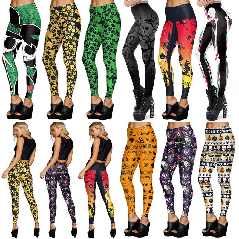 Leggings Halloween Day SEXY New Women's Legging Skull Pumpkin Palm Styles Digital Print Trousers Leggings 11 Color Three size
Leggings Halloween Day SEXY New Women's Legging Skull Pumpkin Palm Styles Digital Print Trousers Leggings 11 Color Three size