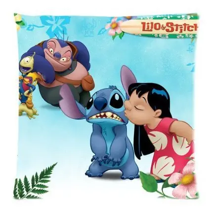 New Arrive 33cmx33cm soft Glossy Throw Pillow Cases Lilo and Stitch Ohana Kiss Pillowcase Cover (twin sides)
New Arrive 33cmx33cm soft Glossy Throw Pillow Cases Lilo and Stitch Ohana Kiss Pillowcase Cover (twin sides)