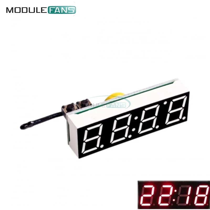 Red 3 in 1 LED DS3231SN Digital Clock Temperature Voltage Module DIY Electronic Time Thermometer Voltmeter DC 5V-30V
Red 3 in 1 LED DS3231SN Digital Clock Temperature Voltage Module DIY Electronic Time Thermometer Voltmeter DC 5V-30V