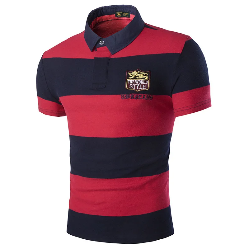 2019 New summer men causal business striped Polos shirts men embroidery brand harmont 100%cotton slim fit blaine shirts
2019 New summer men causal business striped Polos shirts men embroidery brand harmont 100%cotton slim fit blaine shirts